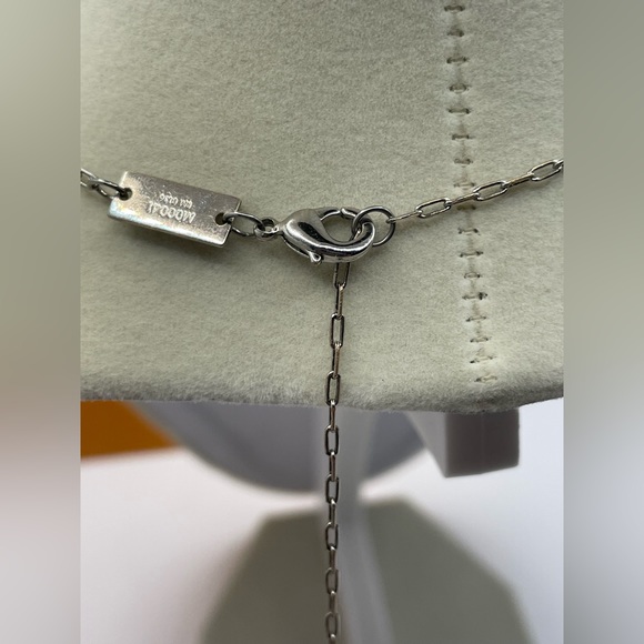 Authentic Louis Vuitton Adjustable Silvertone Necklace - Picture 11 of 11